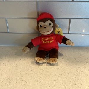 antique curious george stuffed animal